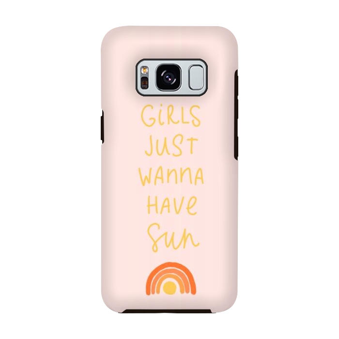Galaxy S8 StrongFit girls just wanna have sun by Alena Ganzhela