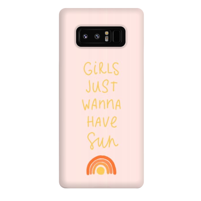 Galaxy Note 8 StrongFit girls just wanna have sun by Alena Ganzhela