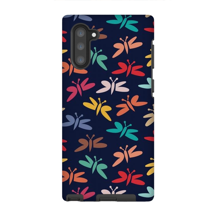 Galaxy Note 10 StrongFit Butterflies by Majoih