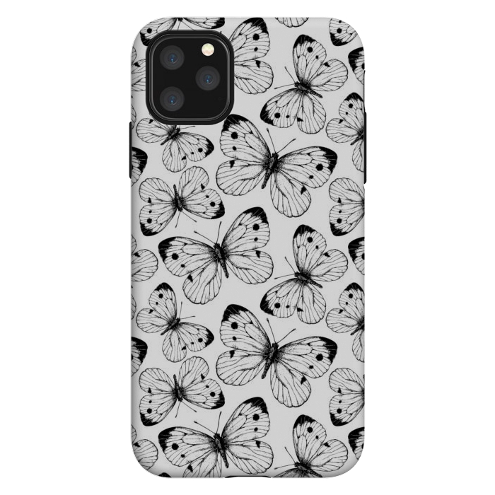 iPhone 11 Pro Max StrongFit Cabbage butterfly pattern by Katerina Kirilova