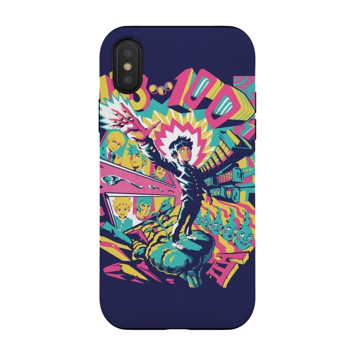iPhone Xs / X StrongFit Psychedelic 100 by Ilustrata