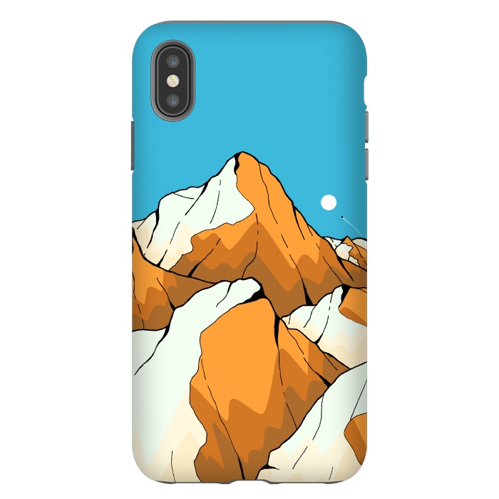 iPhone Xs Max StrongFit Gold vein peaks by Steve Wade (Swade)
