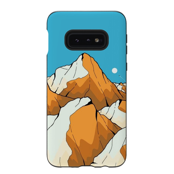 Galaxy S10e StrongFit Gold vein peaks by Steve Wade (Swade)