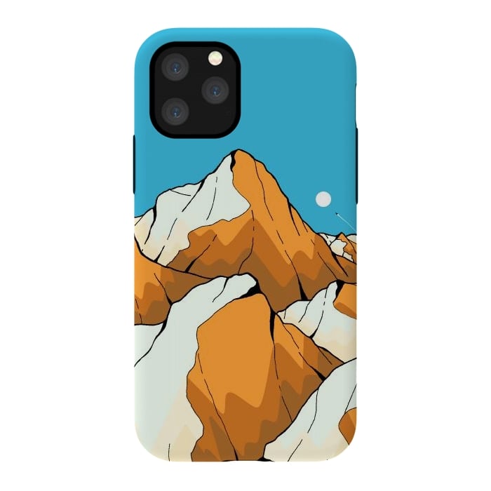 iPhone 11 Pro StrongFit Gold vein peaks by Steve Wade (Swade)