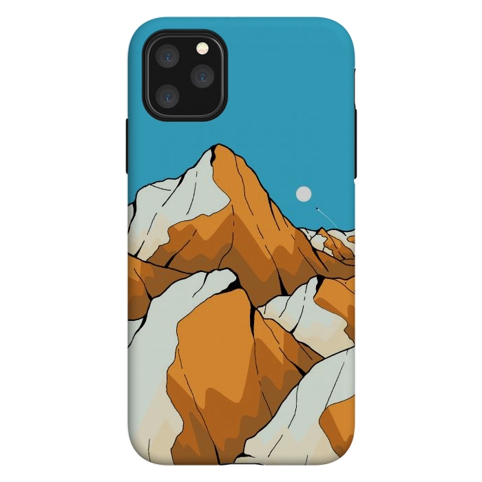 iPhone 11 Pro Max StrongFit Gold vein peaks by Steve Wade (Swade)