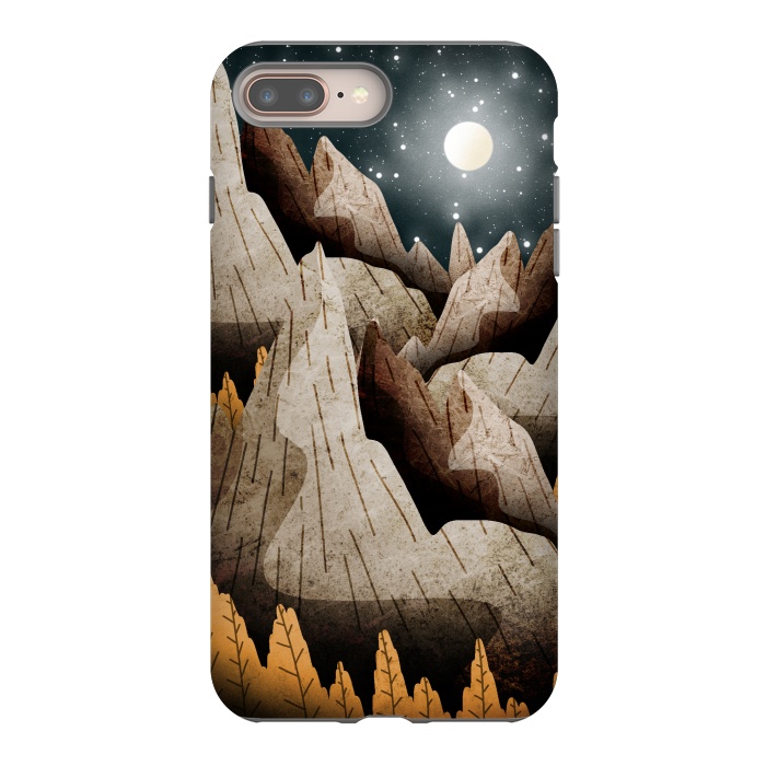 iPhone 7 plus StrongFit Mountainous mountain and peaks by Steve Wade (Swade)