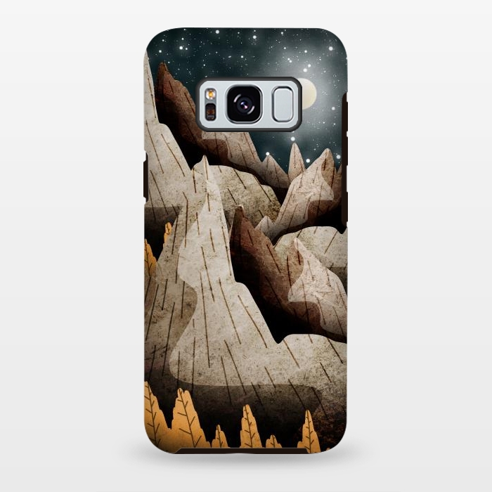 Galaxy S8 plus StrongFit Mountainous mountain and peaks by Steve Wade (Swade)