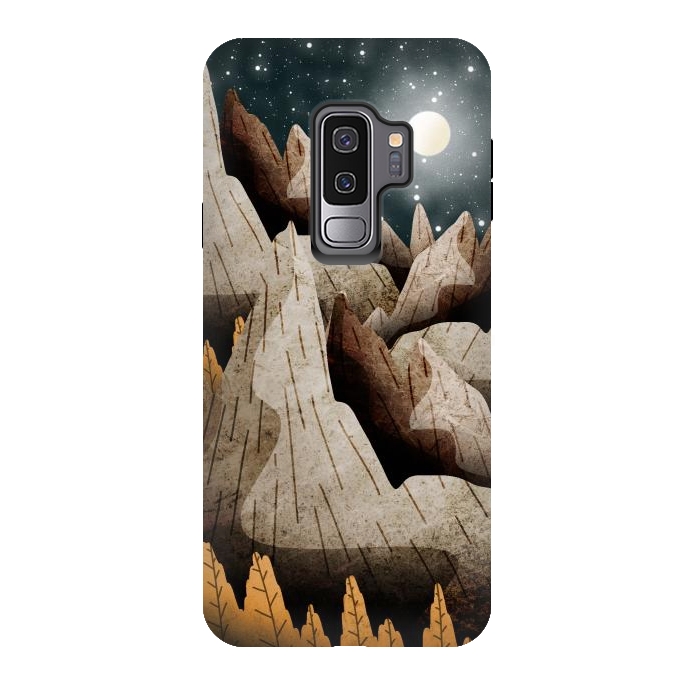 Galaxy S9 plus StrongFit Mountainous mountain and peaks by Steve Wade (Swade)