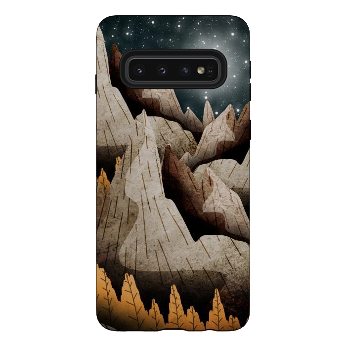 Galaxy S10 StrongFit Mountainous mountain and peaks by Steve Wade (Swade)