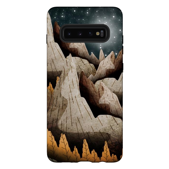 Galaxy S10 plus StrongFit Mountainous mountain and peaks by Steve Wade (Swade)
