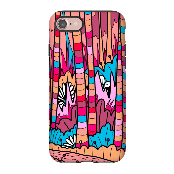 iPhone 7 StrongFit Stripe line forest by Steve Wade (Swade)