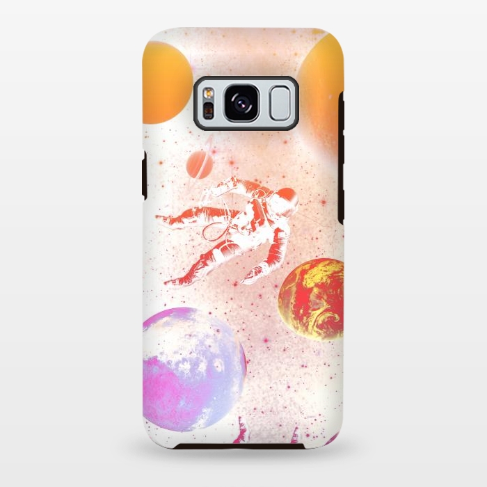 Galaxy S8 plus StrongFit Astronaut in Space - Colorful gradient by Oana 
