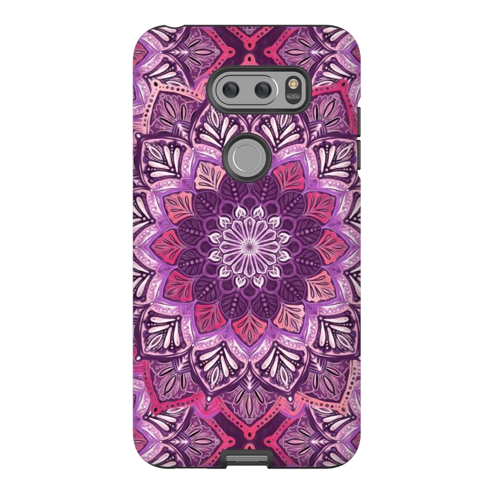 V30 StrongFit Perfect Pearly Plum Mandala by Micklyn Le Feuvre