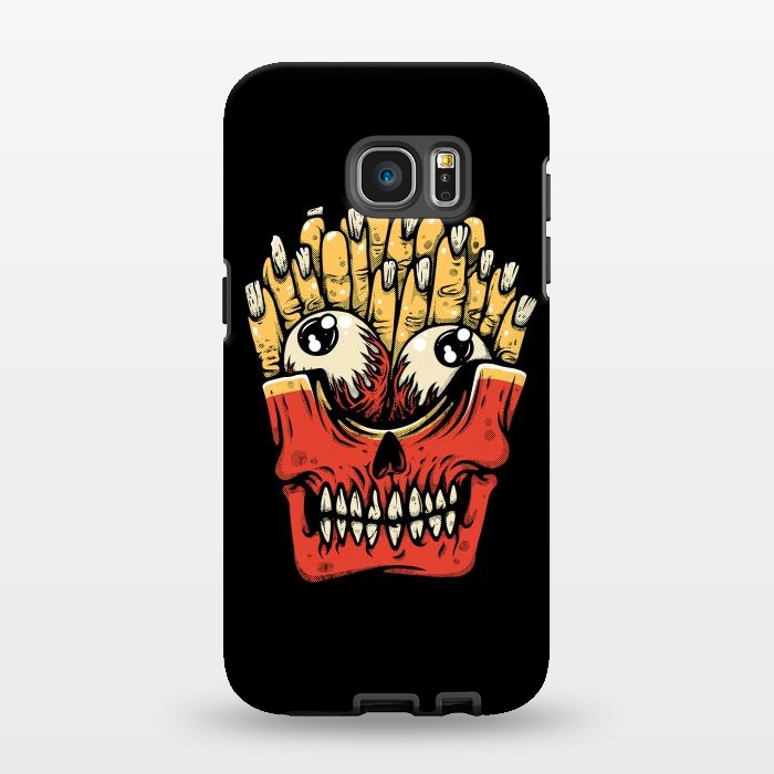 Galaxy S7 EDGE StrongFit Zombie French Fries by Afif Quilimo