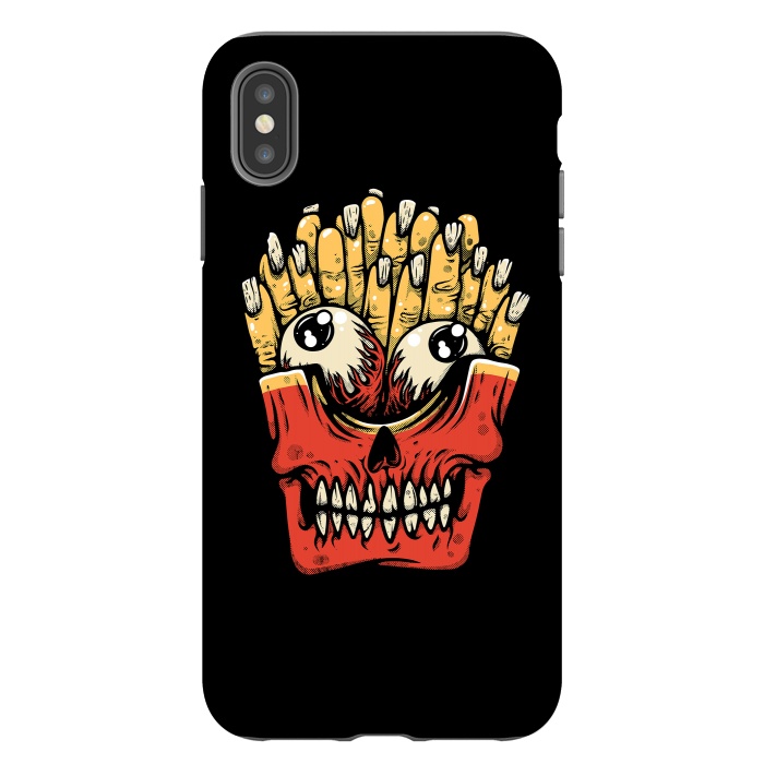 iPhone Xs Max StrongFit Zombie French Fries by Afif Quilimo