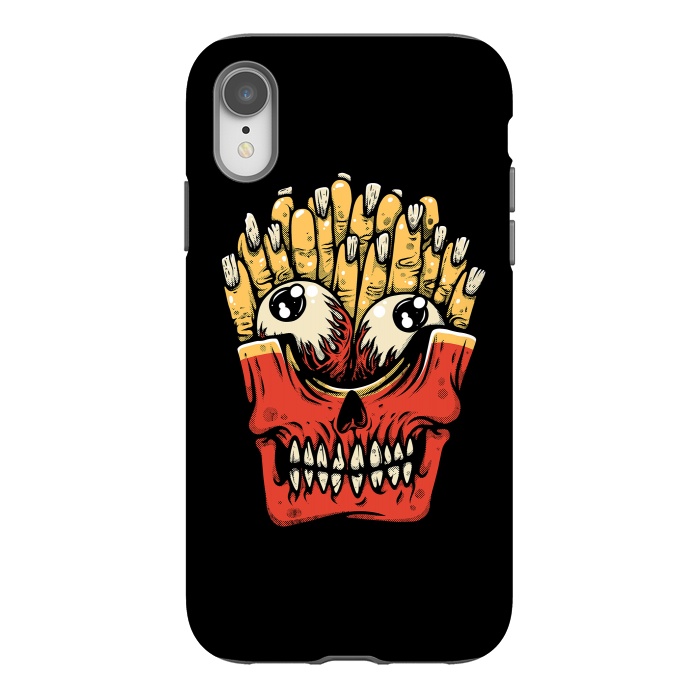 iPhone Xr StrongFit Zombie French Fries by Afif Quilimo