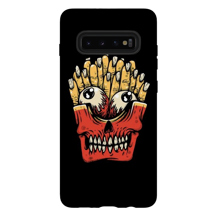 Galaxy S10 plus StrongFit Zombie French Fries by Afif Quilimo