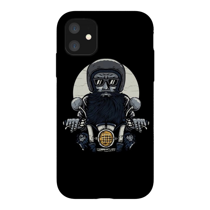 iPhone 11 StrongFit Old Biker by Afif Quilimo