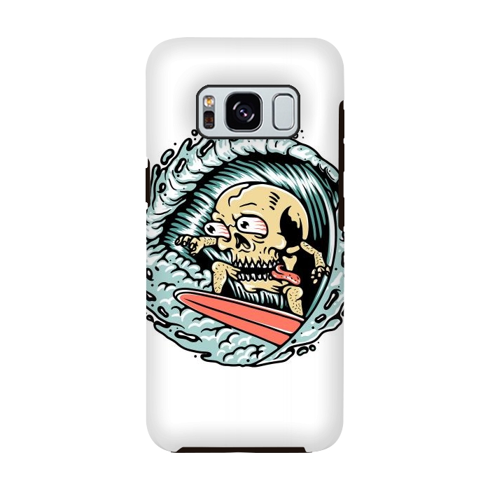Galaxy S8 StrongFit Skull Surfing by Afif Quilimo