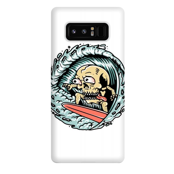 Galaxy Note 8 StrongFit Skull Surfing by Afif Quilimo