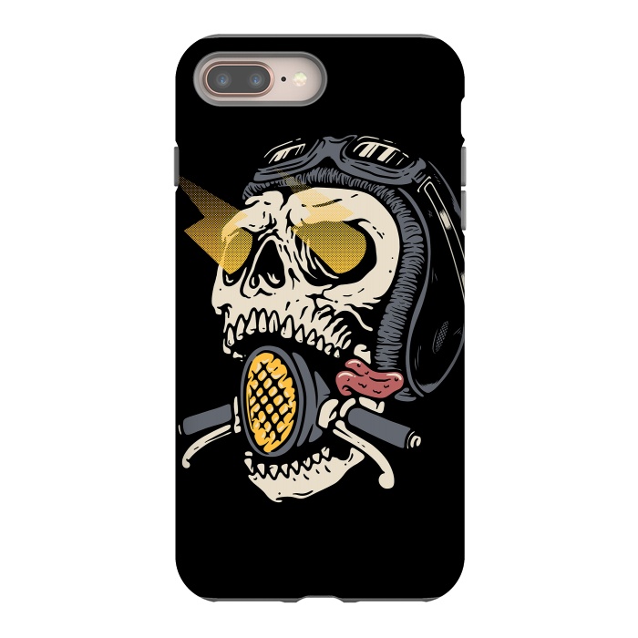 iPhone 7 plus StrongFit Skull Biker 1 by Afif Quilimo