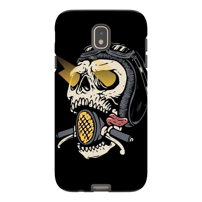 Galaxy J7 StrongFit Skull Biker 1 by Afif Quilimo