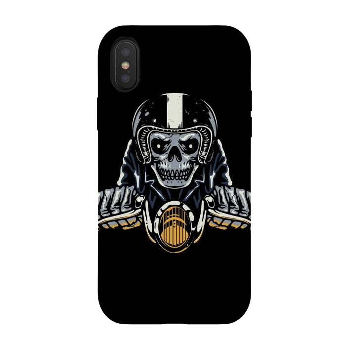 iPhone Xs / X StrongFit Death Biker by Afif Quilimo