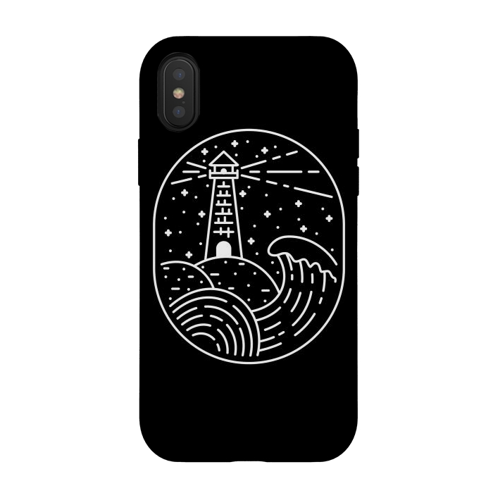 iPhone Xs / X StrongFit Lighthouse by Afif Quilimo