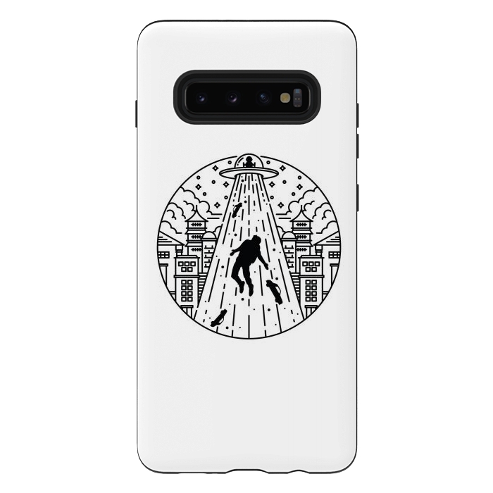 Galaxy S10 plus StrongFit Alien Invasion by Afif Quilimo