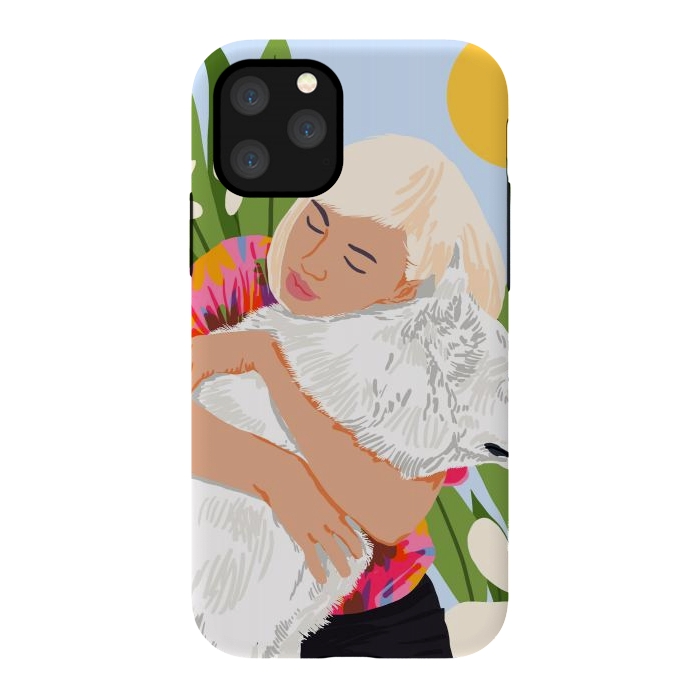 iPhone 11 Pro StrongFit All You Need Is Love And A Dog by Uma Prabhakar Gokhale