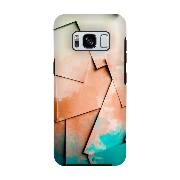 Galaxy S8 StrongFit Scattered Painted Paper by Creativeaxle