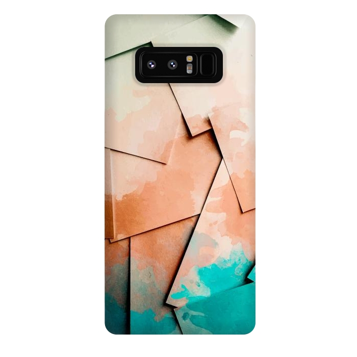 Galaxy Note 8 StrongFit Scattered Painted Paper by Creativeaxle