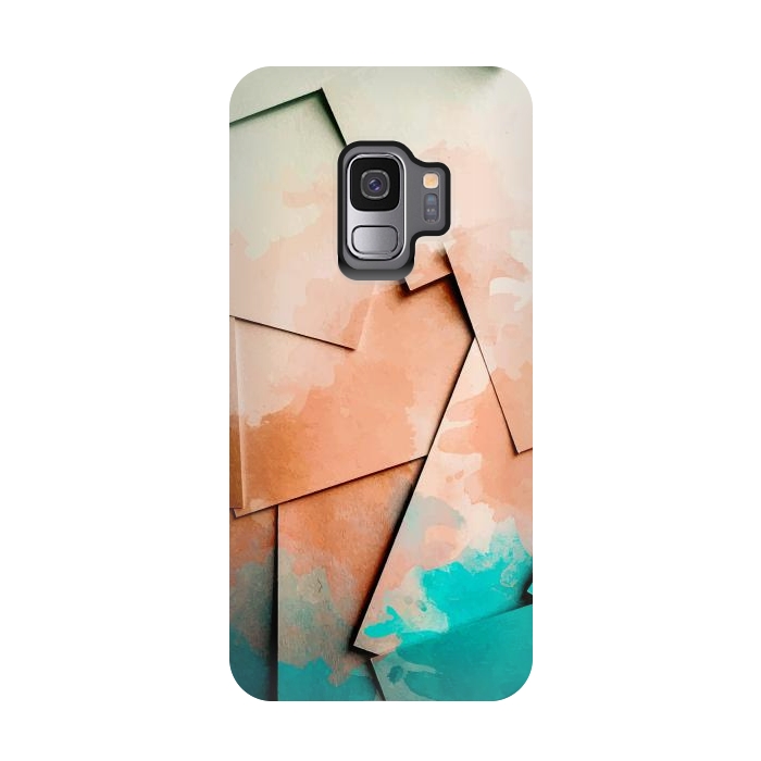 Galaxy S9 StrongFit Scattered Painted Paper by Creativeaxle
