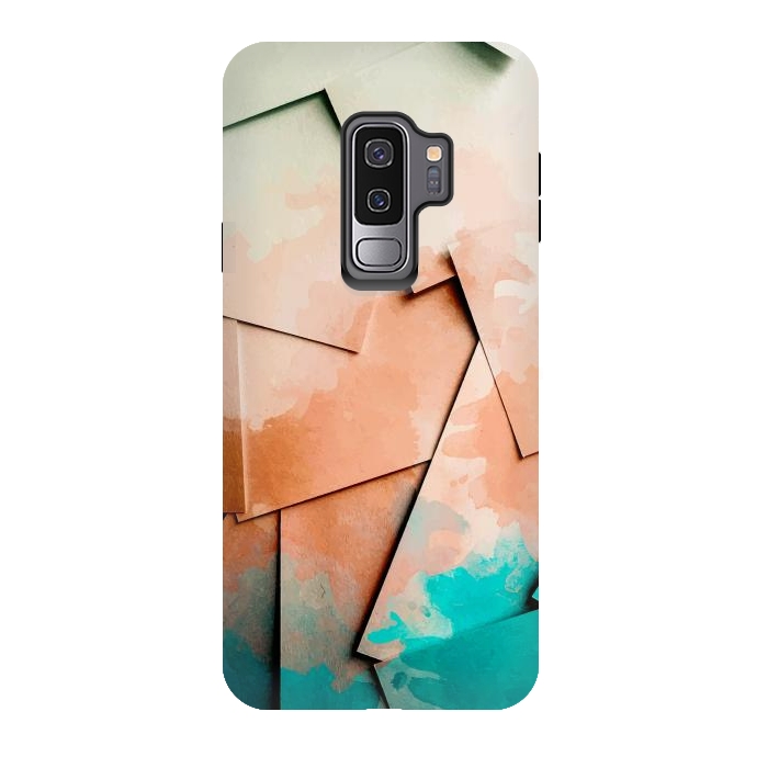Galaxy S9 plus StrongFit Scattered Painted Paper by Creativeaxle