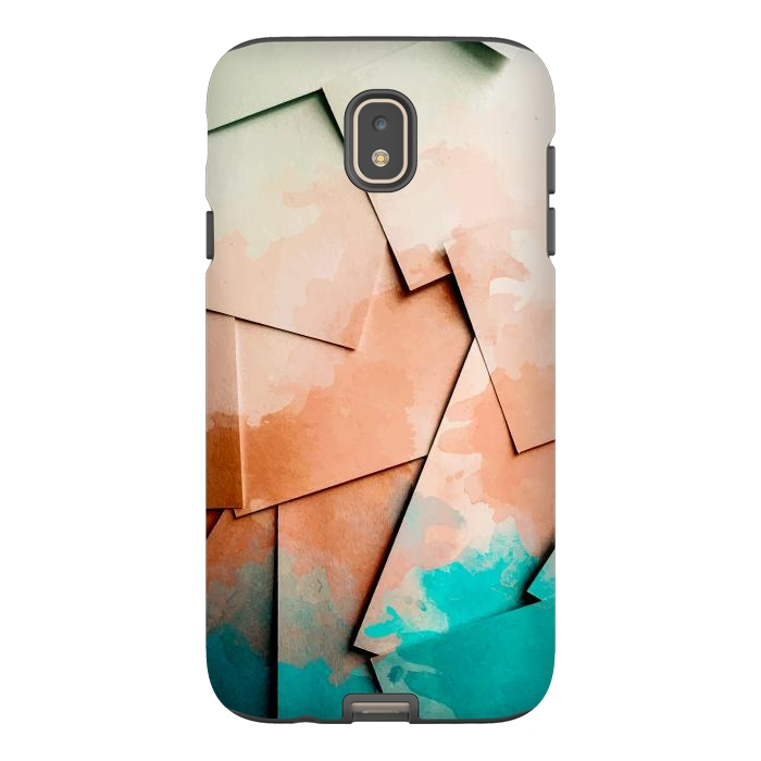 Galaxy J7 StrongFit Scattered Painted Paper by Creativeaxle