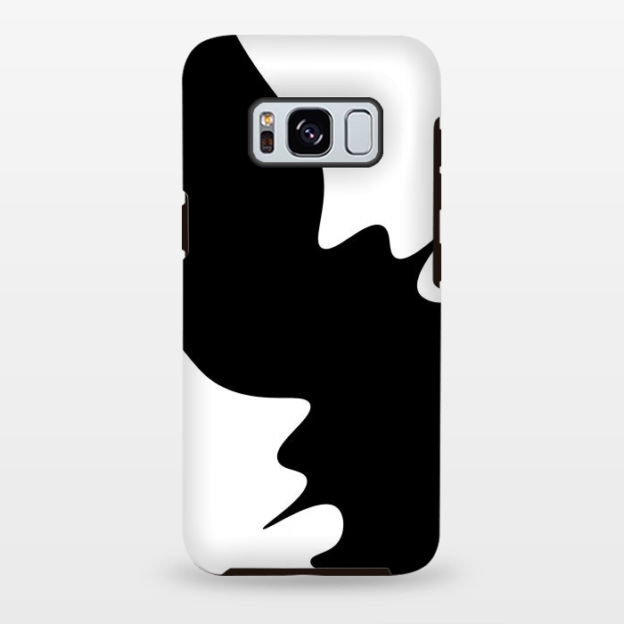 Galaxy S8 plus StrongFit Black and White Minimal Art-I by Creativeaxle