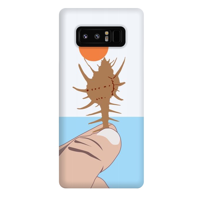Galaxy Note 8 StrongFit Sun On The Conch by Creativeaxle