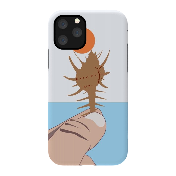 iPhone 11 Pro StrongFit Sun On The Conch by Creativeaxle