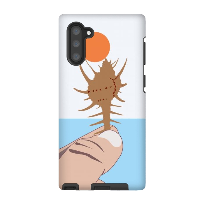 Galaxy Note 10 StrongFit Sun On The Conch by Creativeaxle