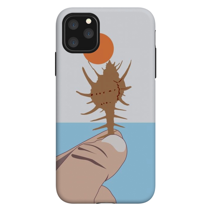 iPhone 11 Pro Max StrongFit Sun On The Conch by Creativeaxle