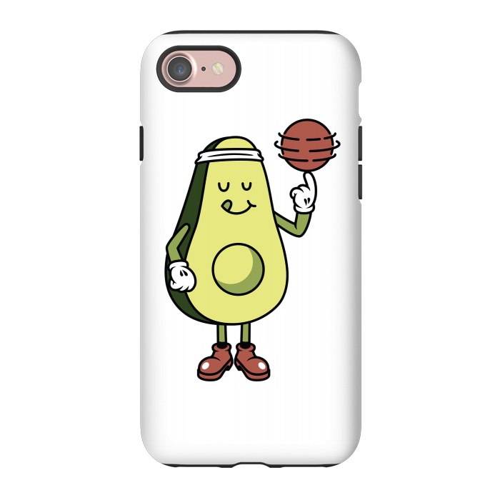 iPhone 7 StrongFit Avocado Playing Ball by Afif Quilimo
