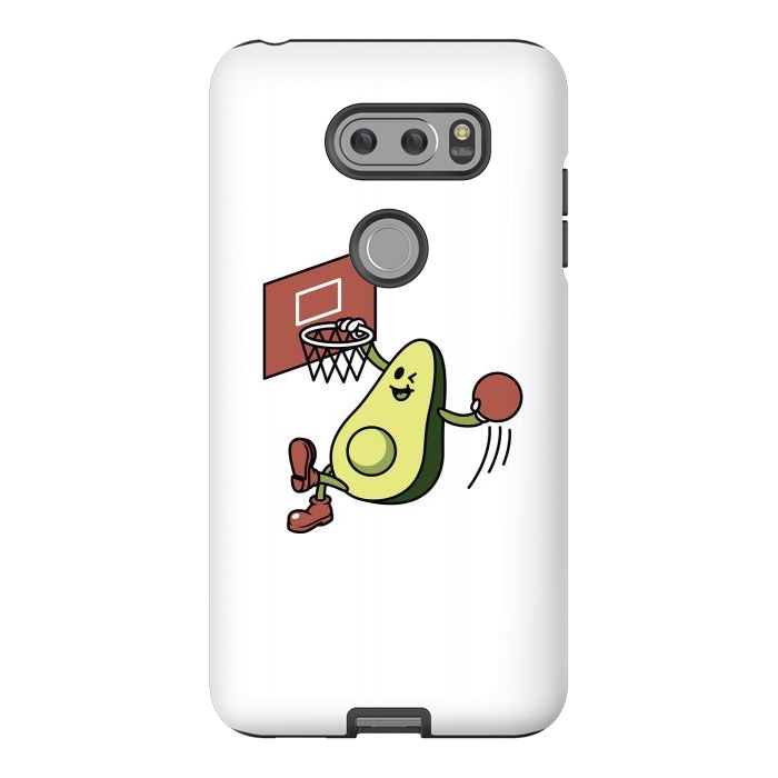 V30 StrongFit Avocado Playing Basketball by Afif Quilimo