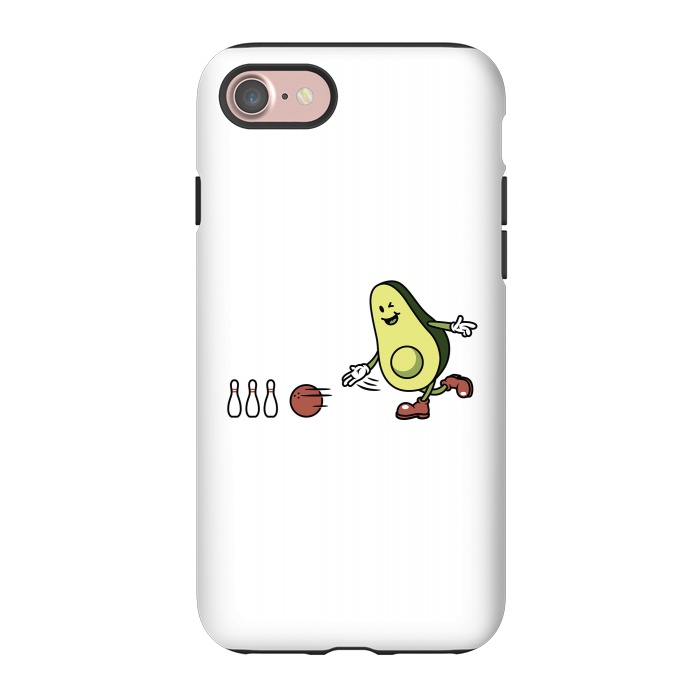 iPhone 7 StrongFit Avocado Playing Bowling by Afif Quilimo