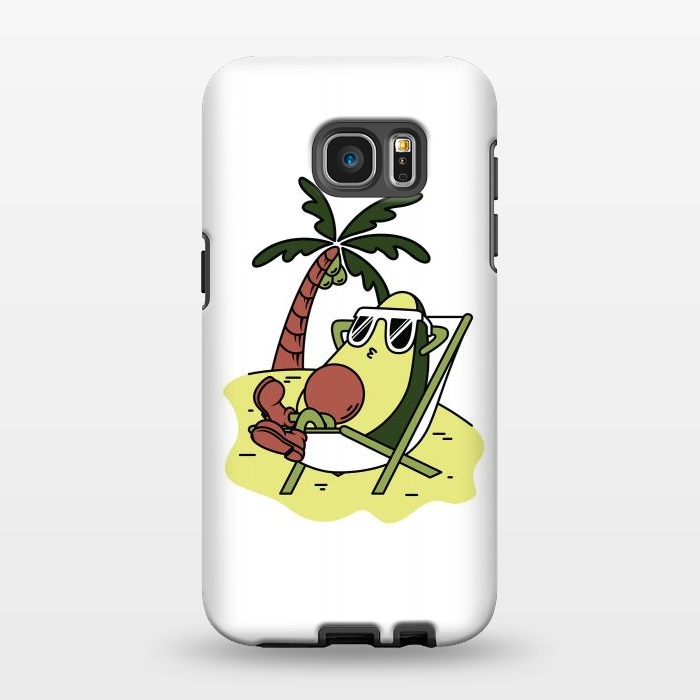 Galaxy S7 EDGE StrongFit Avocado Relax by Afif Quilimo