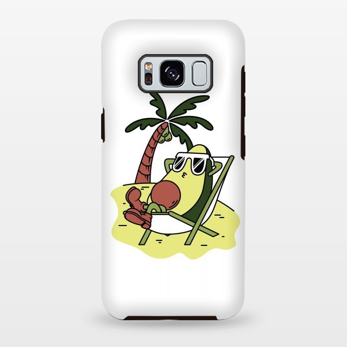 Galaxy S8 plus StrongFit Avocado Relax by Afif Quilimo