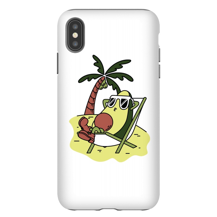 iPhone Xs Max StrongFit Avocado Relax by Afif Quilimo