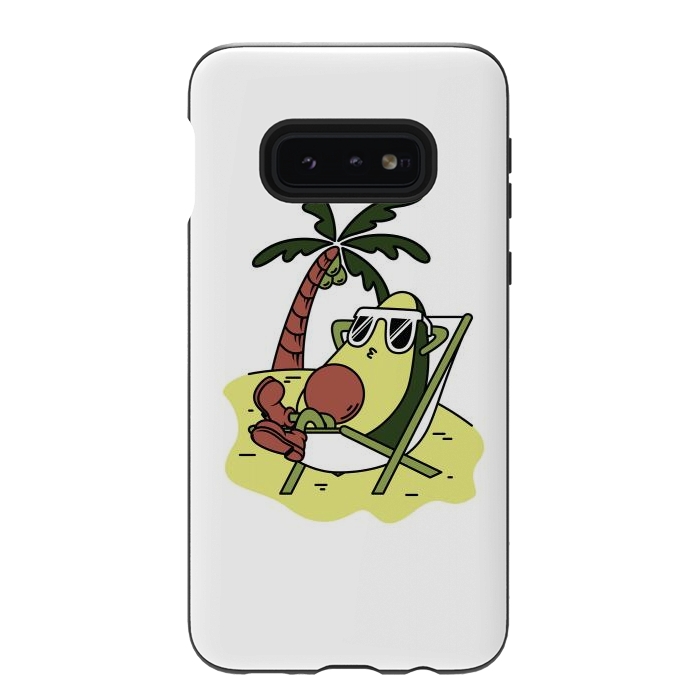 Galaxy S10e StrongFit Avocado Relax by Afif Quilimo
