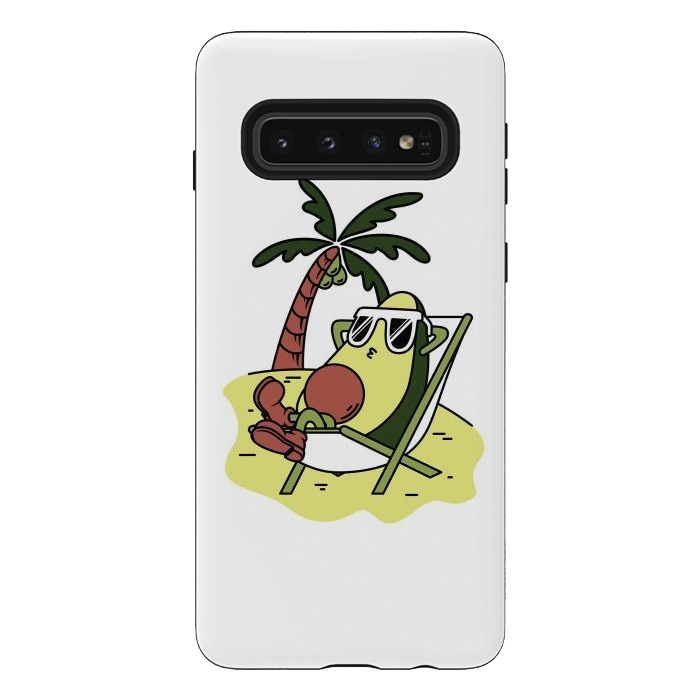 Galaxy S10 StrongFit Avocado Relax by Afif Quilimo