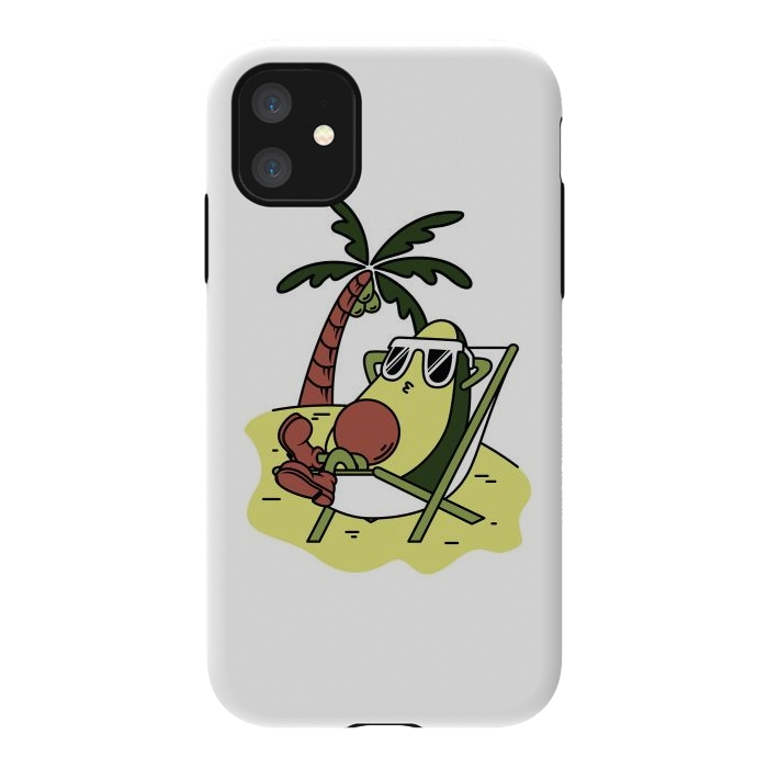 iPhone 11 StrongFit Avocado Relax by Afif Quilimo