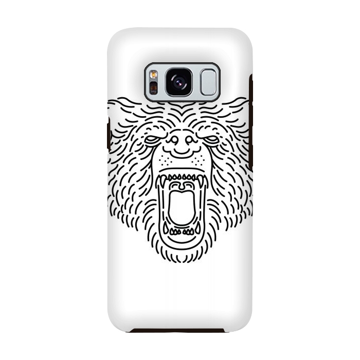 Galaxy S8 StrongFit Bear Roar Line by Afif Quilimo